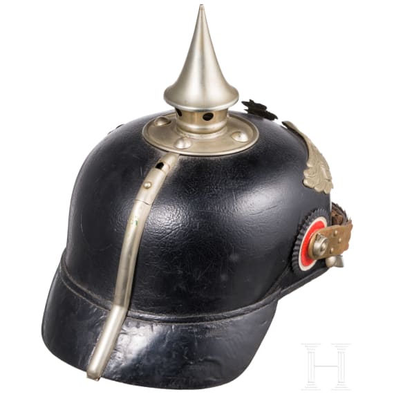 Helm f&uuml;r Mannschaften der Garde-Pioniere oder -Infanterie, um 1910