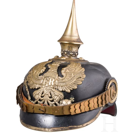 Helm f&uuml;r Angeh&ouml;rige der Pioniere, um 1900