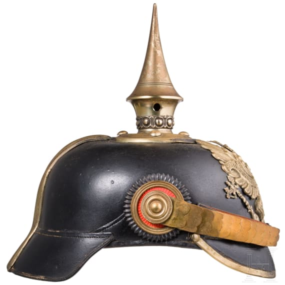 Helm f&uuml;r Angeh&ouml;rige der Pioniere, um 1900
