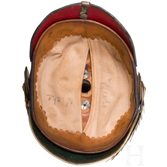 Helm f&uuml;r Angeh&ouml;rige der Pioniere, um 1900