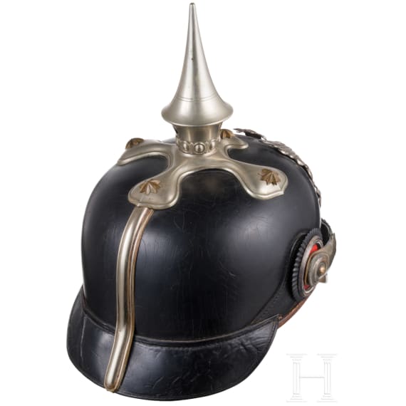 Helm f&uuml;r Milit&auml;rbeamte im Offiziersrang mit Tarnbezug, um 1910