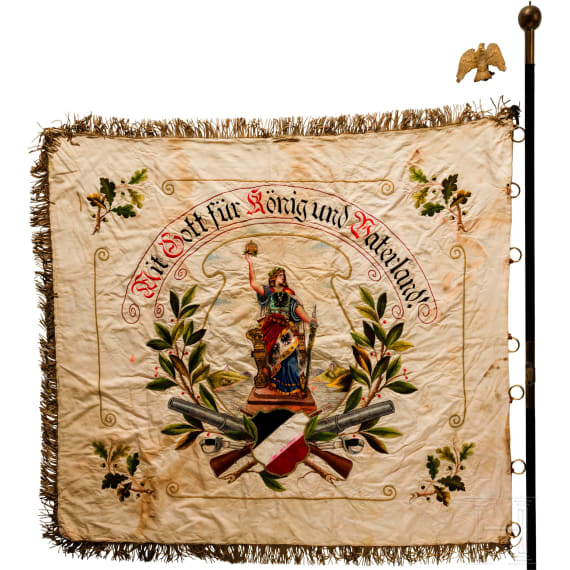 Fahne des Kriegervereins L&uuml;tter, 1905 - 1913