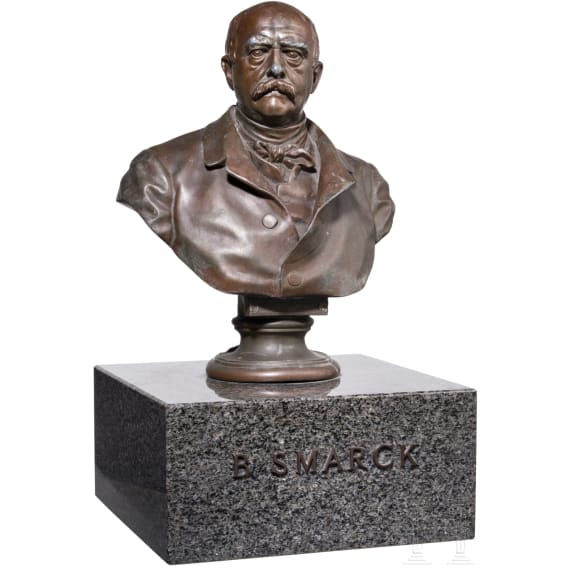 Fritz Schaper (1841 - 1919) - Portraitb&uuml;ste des Reichskanzlers Otto von Bismarck