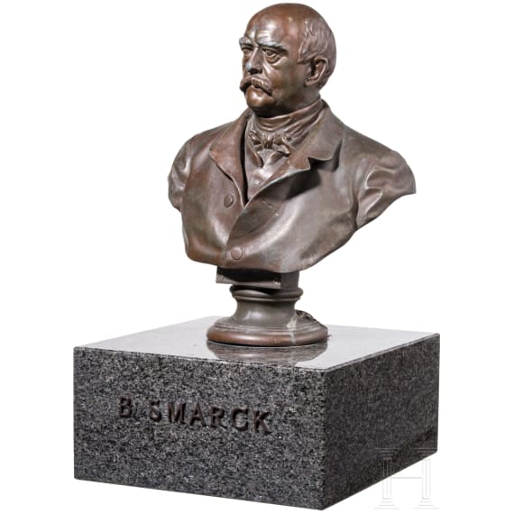 Fritz Schaper (1841 - 1919) - Portraitb&uuml;ste des Reichskanzlers Otto von Bismarck