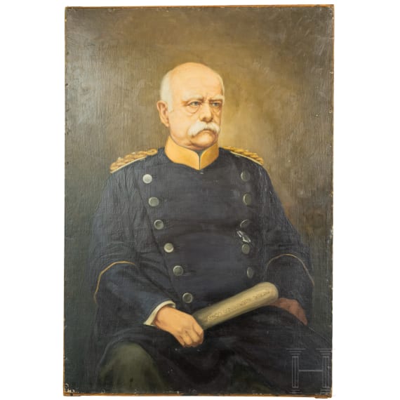 Otto F&uuml;rst von Bismarck - Portraitgem&auml;lde, Ende 19./Anfang 20. Jhdt.