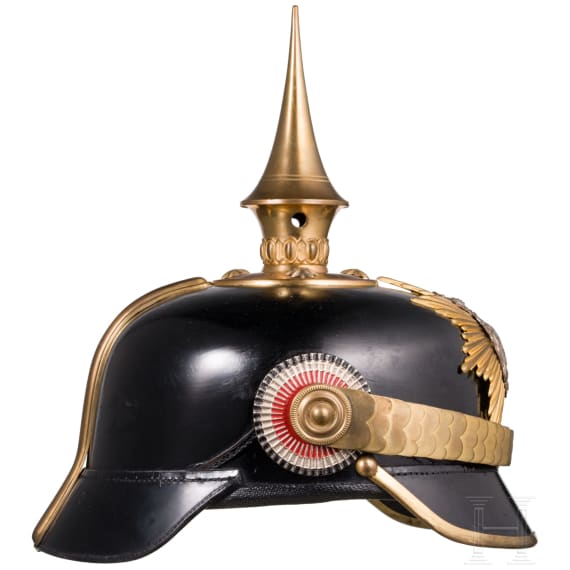 Helm f&uuml;r Offiziere der k&ouml;niglich-s&auml;chsischen Infanterie, um 1910