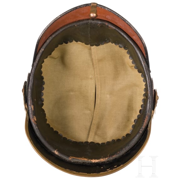 Helm f&uuml;r Offiziere der k&ouml;niglich-s&auml;chsischen Infanterie, um 1910