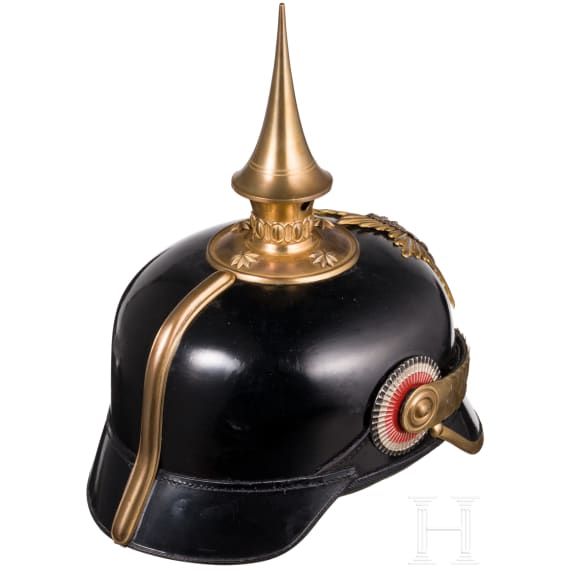 Helm f&uuml;r Offiziere der k&ouml;niglich-s&auml;chsischen Infanterie, um 1910