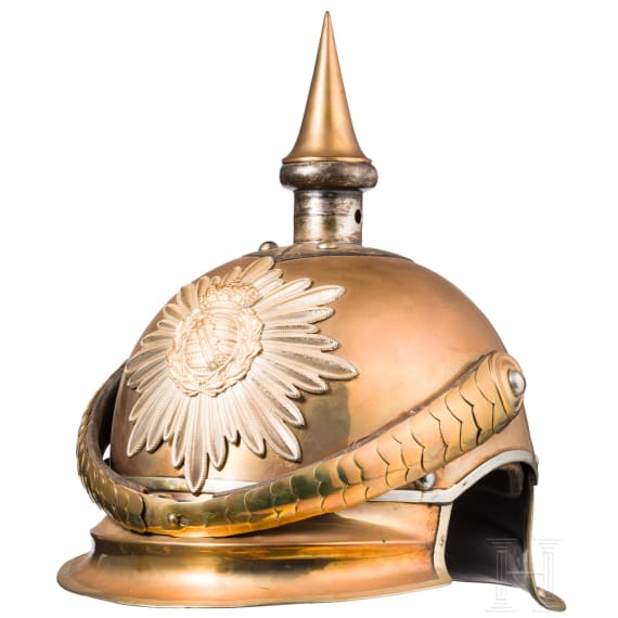 Helm M 1876 f&uuml;r Mannschaften im K&ouml;niglich S&auml;chsischen Karabinier-Regiment (2. Schweres Regiment)