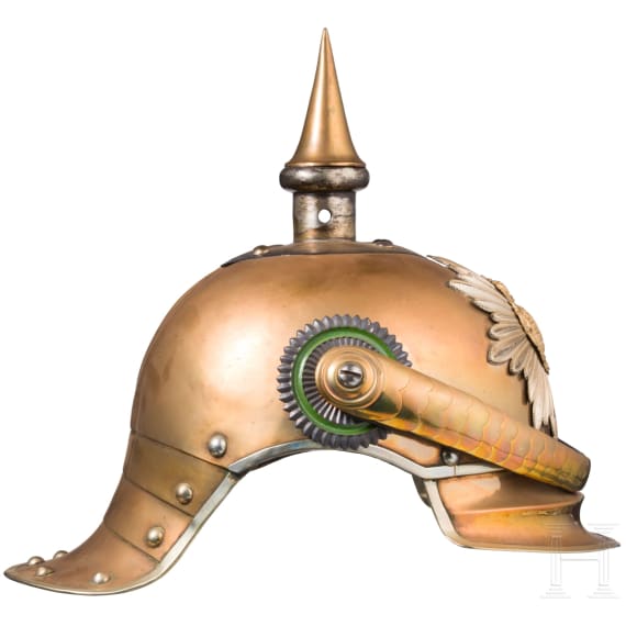 Helm M 1876 f&uuml;r Mannschaften im K&ouml;niglich S&auml;chsischen Karabinier-Regiment (2. Schweres Regiment)