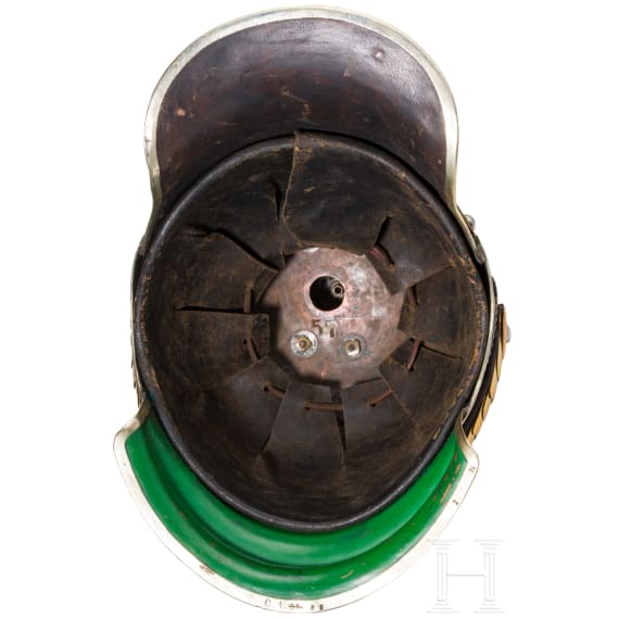 Helm M 1876 f&uuml;r Mannschaften im K&ouml;niglich S&auml;chsischen Karabinier-Regiment (2. Schweres Regiment)