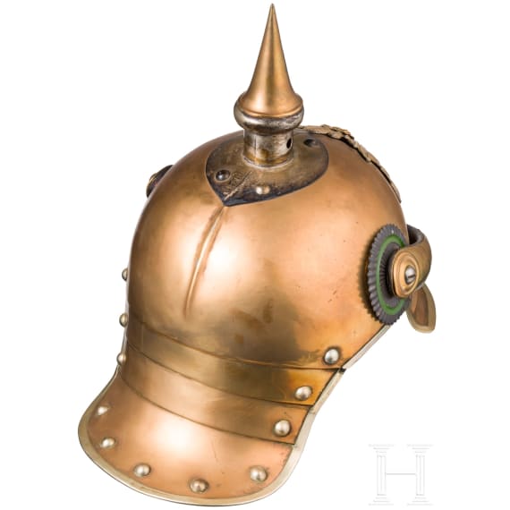 Helm M 1876 f&uuml;r Mannschaften im K&ouml;niglich S&auml;chsischen Karabinier-Regiment (2. Schweres Regiment)