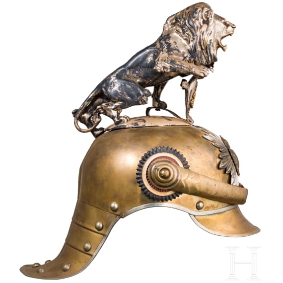 Helm M 1889 /1907 f&uuml;r Mannschaften des K&ouml;niglich S&auml;chsischen Gardereiter-Regiments