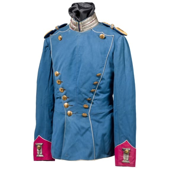 Ulanka f&uuml;r Offiziere im K&ouml;niglich S&auml;chsischen 1. Ulanen-Regiment Nr. 17, um 1900