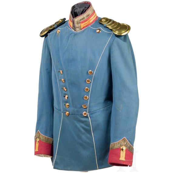 Ulanka f&uuml;r Unteroffiziere im K&ouml;niglich S&auml;chsischen 2. Ulanen-Regiment Nr. 18, um 1900