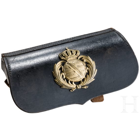Kartuschkasten f&uuml;r Unteroffiziere des s&auml;chsischen Garde-Reiter-Regiments, um 1908
