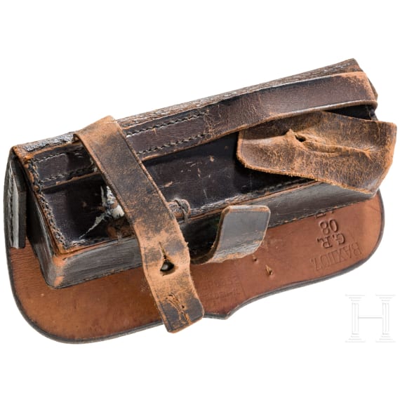Kartuschkasten f&uuml;r Unteroffiziere des s&auml;chsischen Garde-Reiter-Regiments, um 1908