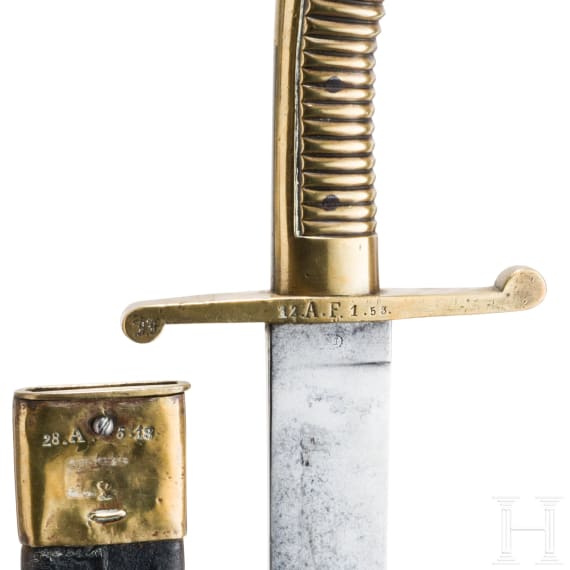 Schweres Artillerie-Faschinenmesser M 1845