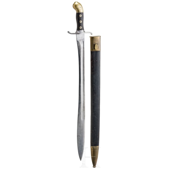 Artillerie-Faschinenmesser M 1879 des K&ouml;niglich S&auml;chsischen Artillerie-Regiments Nr. 12