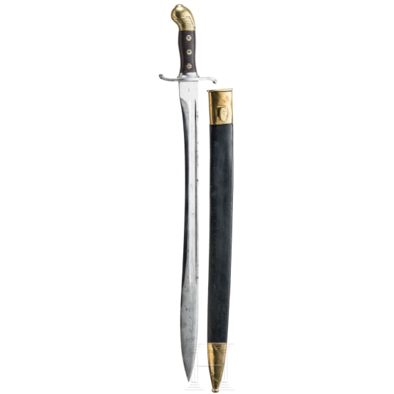 Artillerie-Faschinenmesser M 1879 des K&ouml;niglich S&auml;chsischen Artillerie-Regiments Nr. 12