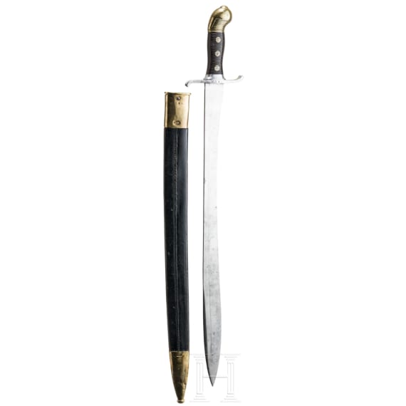 Artillerie-Faschinenmesser M 1879 des K&ouml;niglich S&auml;chsischen Artillerie-Regiments Nr. 12