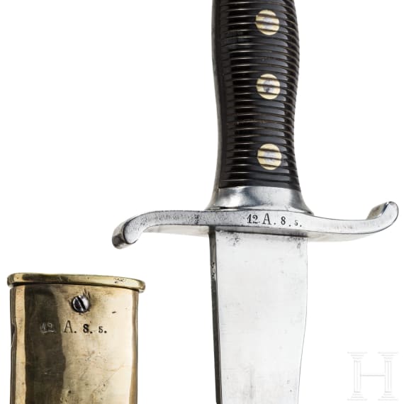 Artillerie-Faschinenmesser M 1879 des K&ouml;niglich S&auml;chsischen Artillerie-Regiments Nr. 12