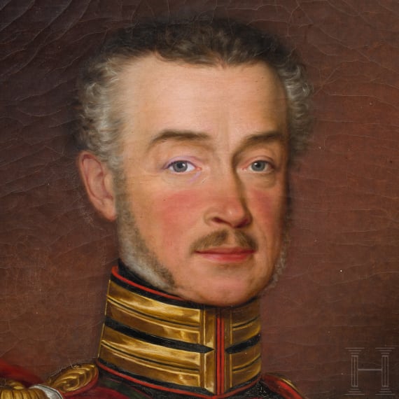 Herzog Joseph von Sachsen-Altenburg (1789 - 1868) - Portraitgem&auml;lde, um 1843