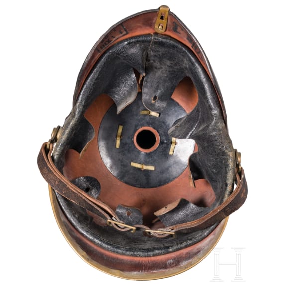 Helm M 1896 f&uuml;r Mannschaften der Infanterie mit &Uuml;berzug