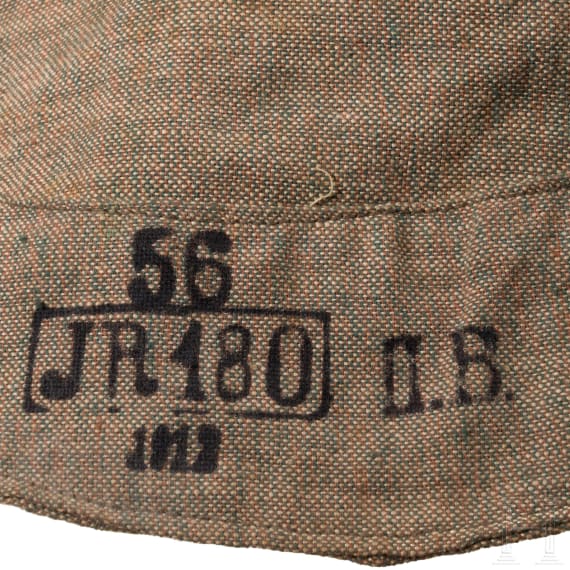 Helm M 1896 f&uuml;r Mannschaften der Infanterie mit &Uuml;berzug