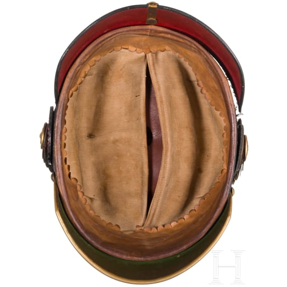 Helm f&uuml;r Offiziere der w&uuml;rttembergischen Infanterie, um 1900