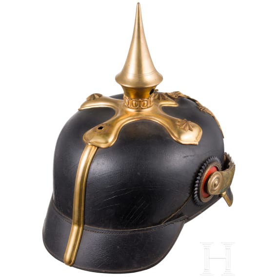 Helm f&uuml;r Offiziere der w&uuml;rttembergischen Infanterie, um 1900