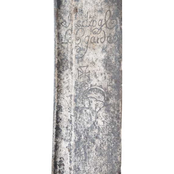 S&auml;bel der herzoglichen Leibgarde von W&uuml;rttemberg, 18. Jhdt.