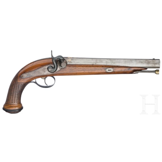 Ein Paar Perkussionspistolen, Frankreich, um 1840