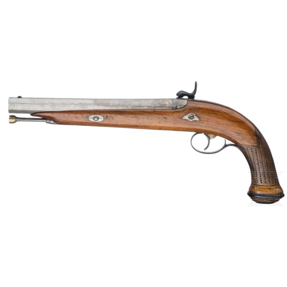 Ein Paar Perkussionspistolen, Frankreich, um 1840