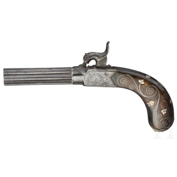 Zwei Perkussionsterzerole, London um 1840