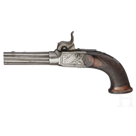 Zwei Perkussionsterzerole, London um 1840