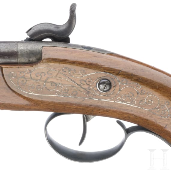 Perkussionspistole, deutsch, um 1840