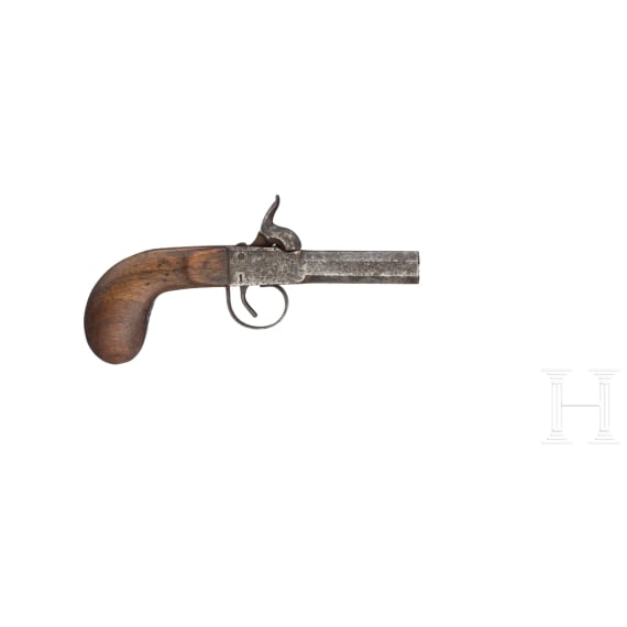Drei Perkussionsterzerole, deutsch, um 1840