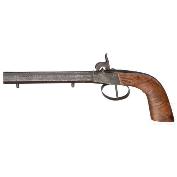 Drei Perkussionsterzerole, deutsch, um 1840