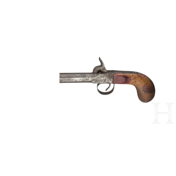 Drei Perkussionsterzerole, deutsch, um 1840