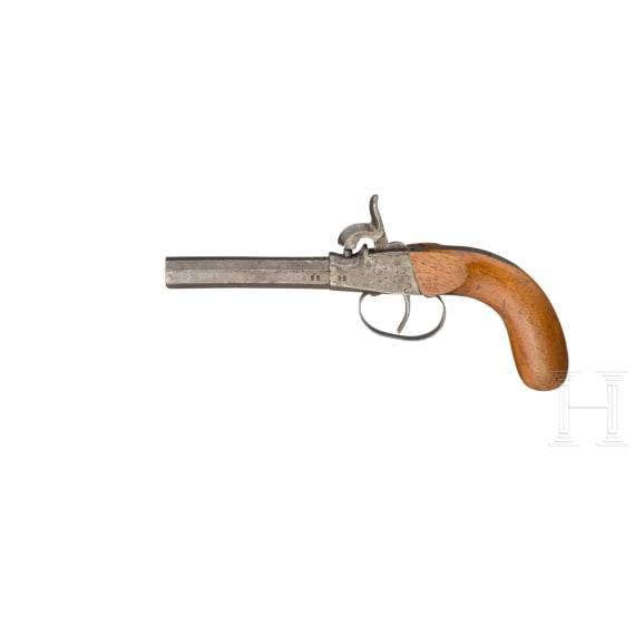 Drei Perkussionsterzerole, deutsch, um 1840