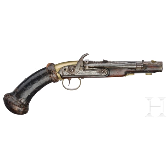 A remarkable pair of air pistols, Girandoni system by St&ouml;rmer of Herzberg, circa 1820