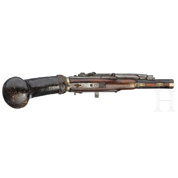 A remarkable pair of air pistols, Girandoni system by St&ouml;rmer of Herzberg, circa 1820
