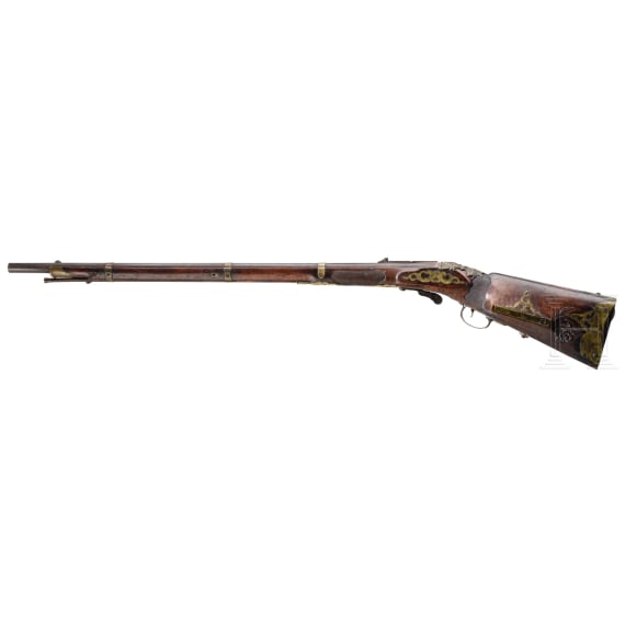 A German air rifle, circa 1800