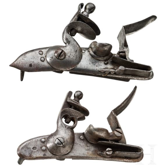 Two German military flintlocks, 18th/19th century