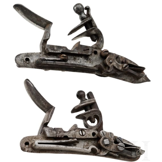 Two German military flintlocks, 18th/19th century