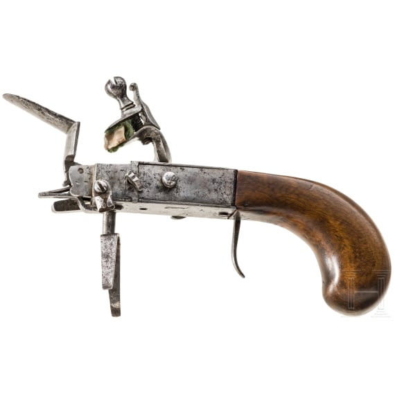 A flintlock lighter, German, mid 18th century