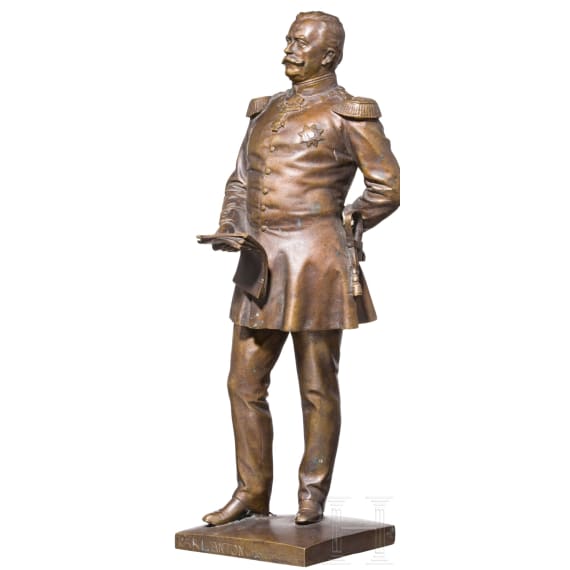 Prince Karl Anton of Hohenzollern (1811&ndash;1885) &ndash; a bronze figurine in uniform