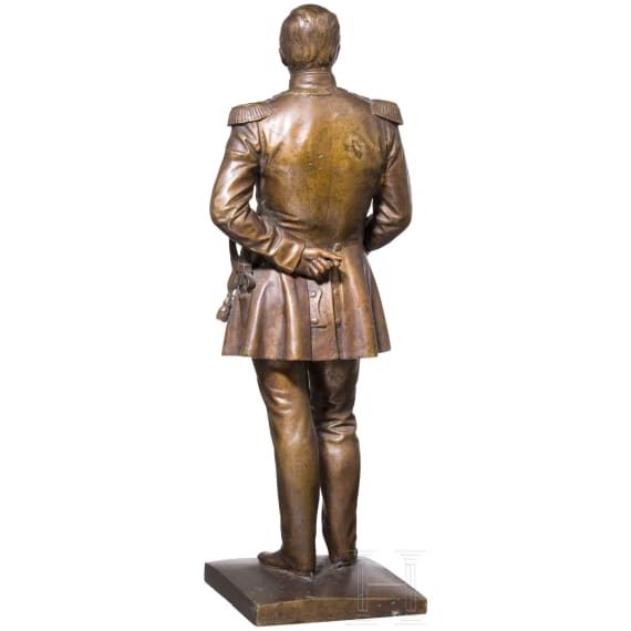 Prince Karl Anton of Hohenzollern (1811&ndash;1885) &ndash; a bronze figurine in uniform