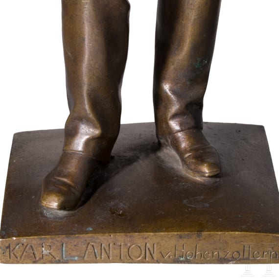 Prince Karl Anton of Hohenzollern (1811&ndash;1885) &ndash; a bronze figurine in uniform